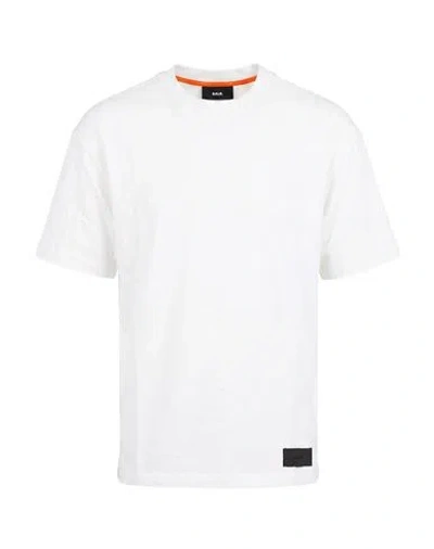 Balr. Man T-shirt Ivory Size S Cotton, Silk In White
