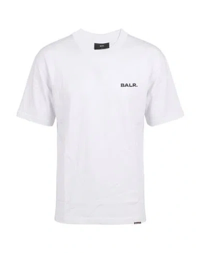 Balr. Man T-shirt White Size S Cotton