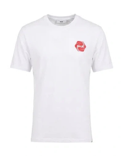 Balr. Man T-shirt White Size S Cotton