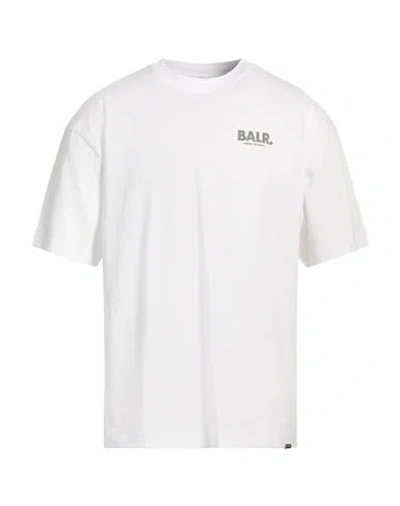 Balr. Man T-shirt White Size Xl Cotton