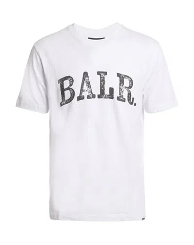 Balr. Man T-shirt White Size Xs Cotton