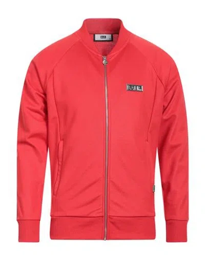 Balr. Man Sweatshirt Red Size M Polyester, Cotton