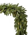 Balsam Hill 10 Ft Fraser Fir Pre-lit Garland In Green