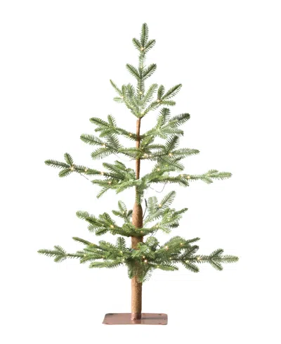 Balsam Hill 3 Ft Alpine Balsam Fir Pre-lit Tabletop Tree In Green