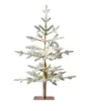 Balsam Hill 3 Ft Frosted Alpine Balsam Fir Pre-lit Tabletop Tree In White