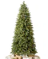 Balsam Hill 6 Ft Pre-lit Silverado Slim Tree In Green