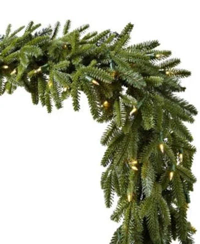 Balsam Hill Fraser Fir Pre Lit Garland In Green