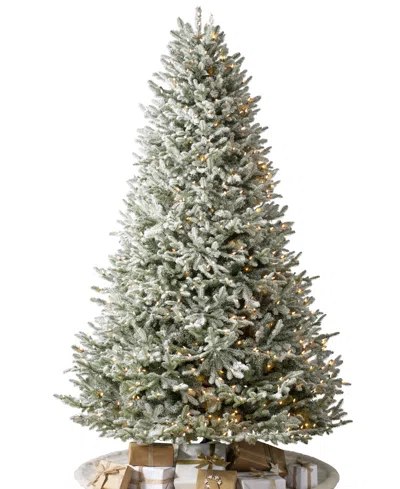 Balsam Hill Frosted Balsam Fir 6.5' Tree In Green
