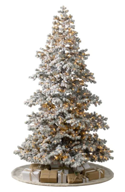 Balsam Hill Frosted Yukon Spruce® Pre-lit Artificial Tree In Green