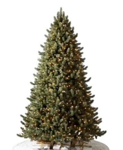 Balsam Hill Pre Lit Vermont White Spruce Ledc Artificial Christmas Tree Collection In Green