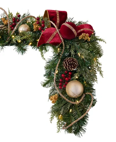 Balsam Hill Royal Heirloom 6' Led Garland In Green