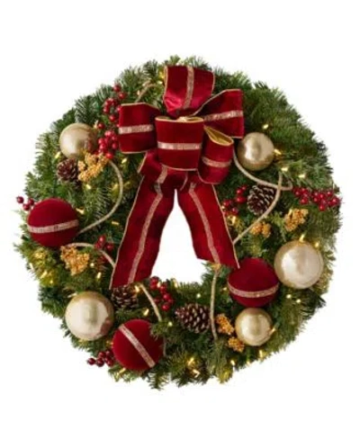 Balsam Hill Royal Heirloom Garland Wreath In Multi