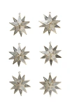 Balsam Hill Star Capiz Ornament Set In Metallic