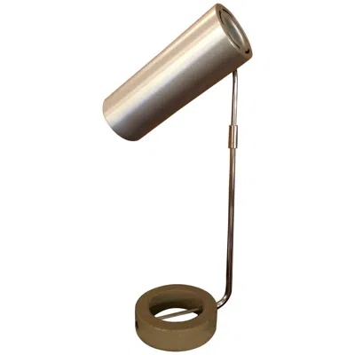 Pre-owned Baltensweiler Ag Table Lamp By Rosemarie & Rico Baltensweiler, Aluminum & Steel, 1960s In Brown