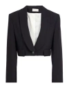 Balti _ Woman Blazer Black Size M Polyester, Viscose, Elastane