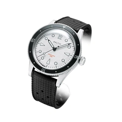Baltic Aquascaphe Automatic White Dial Men's Watch Aquawhite In Black