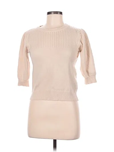 Pre-owned Baltic Born 3/4 Sleeve Top Tan Turtleneck Tops
