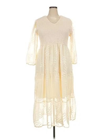 Pre-owned Baltic Born Casual Dress In Ivory