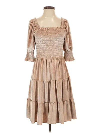 Pre-owned Baltic Born Casual Dress In Tan