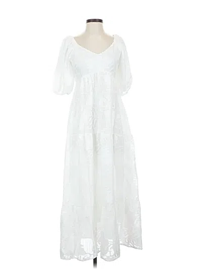 Pre-owned Baltic Born Casual Dress In White