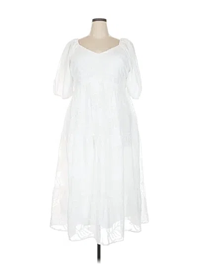 Pre-owned Baltic Born Casual Dress In White