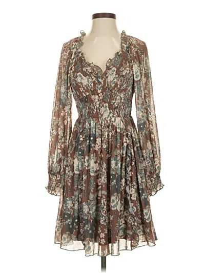 Pre-owned Baltic Born Cocktail Dress In Brown