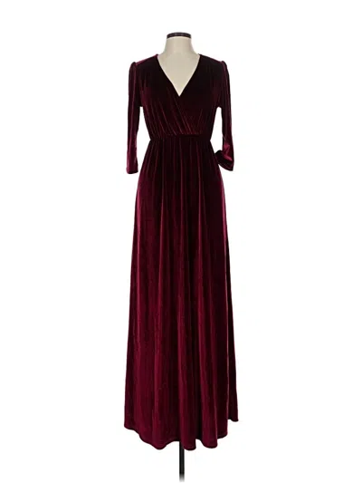 Pre-owned Baltic Born Cocktail Dress In Burgundy