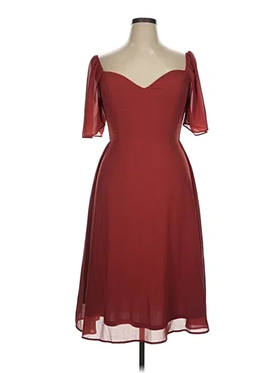Pre-owned Baltic Born Cocktail Dress In Burgundy