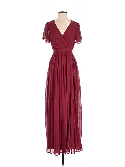 Pre-owned Baltic Born Cocktail Dress In Burgundy
