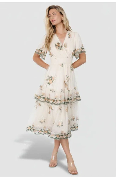 Baltic Born Cynthia Midi Dress In White