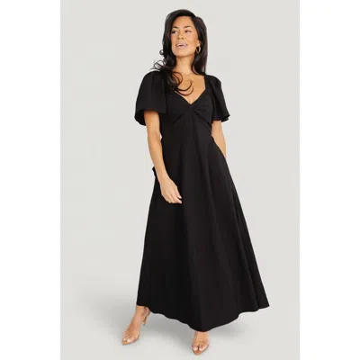 Baltic Born Indie Back Tie Dress In Black