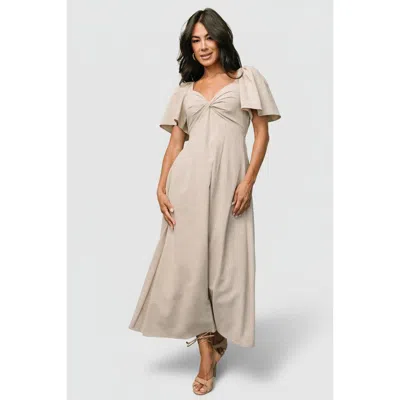 Baltic Born Indie Back Tie Dress In Brown