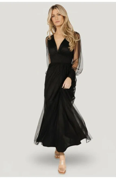 Baltic Born Layla Tulle Maxi Dress In Black
