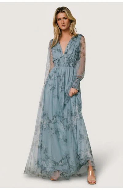 Baltic Born Layla Tulle Maxi Dress In Blue