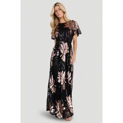 Baltic Born Muse Sequin Maxi Dress In Black