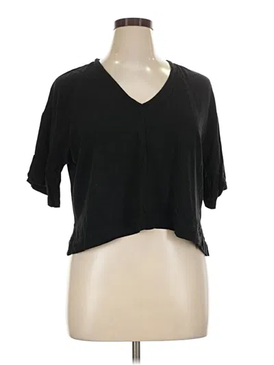Pre-owned Baltic Born Short Sleeve Top Black V-neck Tops