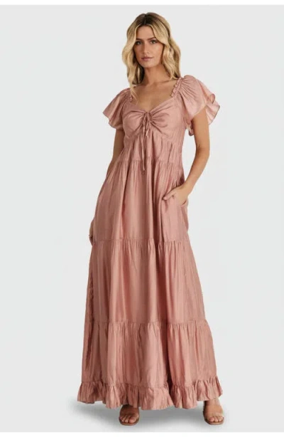 Baltic Børn Agatha Maxi Dress In Pink