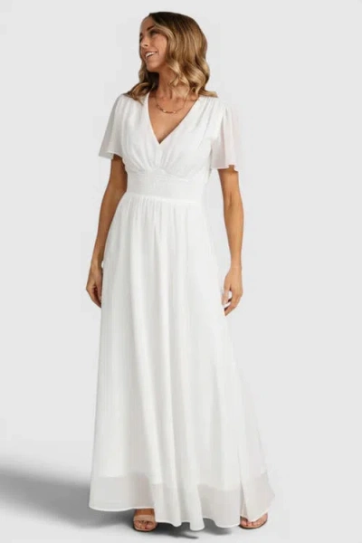 Baltic Børn Birdie Maxi Dress In White
