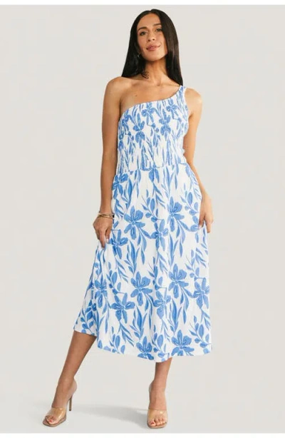 Baltic Børn Brisa One Shoulder Midi Dress In Multi