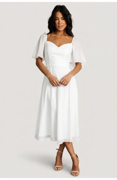 Baltic Børn Colette Sweetheart Midi Dress In White