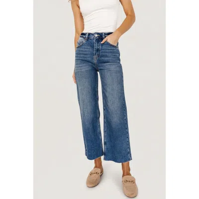 Baltic Børn Kirby High Rise Wide Leg Jeans In Blue