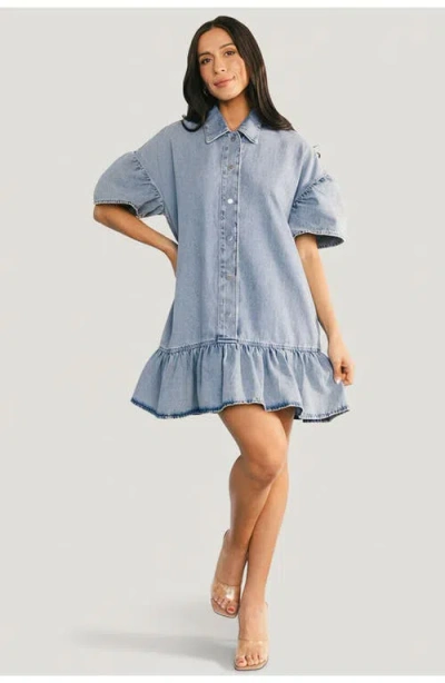 Baltic Børn Laguna Short Dress In Blue