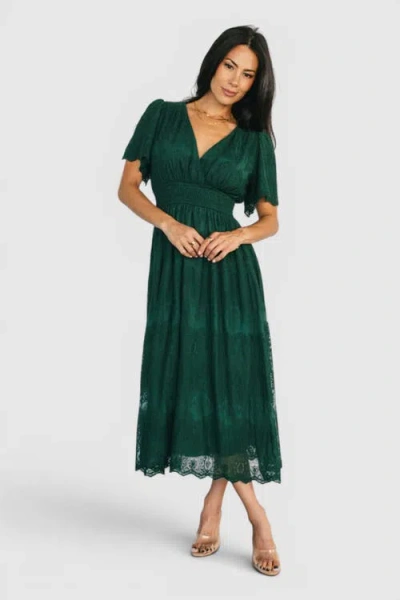 Baltic Børn Milena Midi Dress In Green
