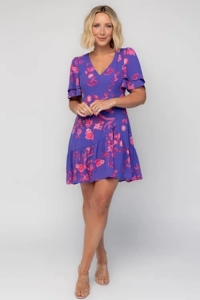 Baltic Børn Raya Short Dress In Purple