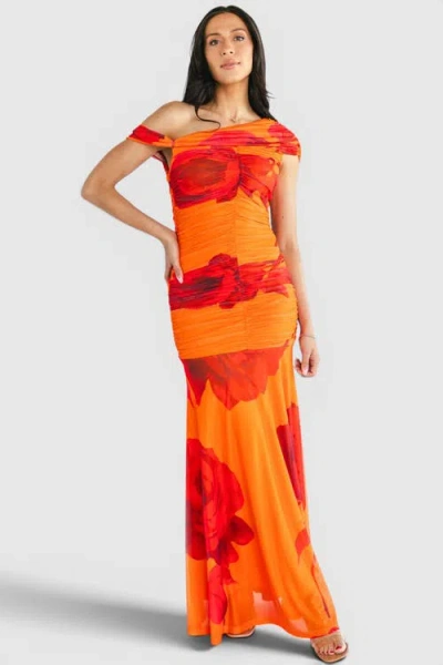 Baltic Børn Santorini Maxi Dress In Orange
