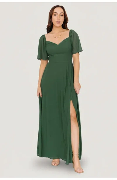 Baltic Børn Sierra Sweetheart Maxi Dress In Green