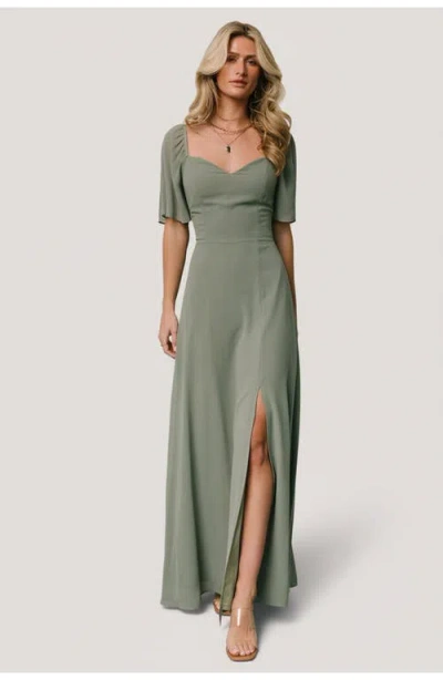Baltic Børn Sierra Sweetheart Maxi Dress In Green