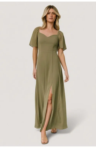 Baltic Børn Sierra Sweetheart Maxi Dress In Green