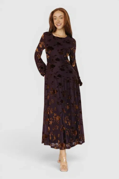 Baltic Børn Thora Velvet Dress In Black