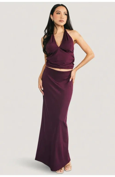 Baltic Børn Zaria Halter Two Piece Set In Purple